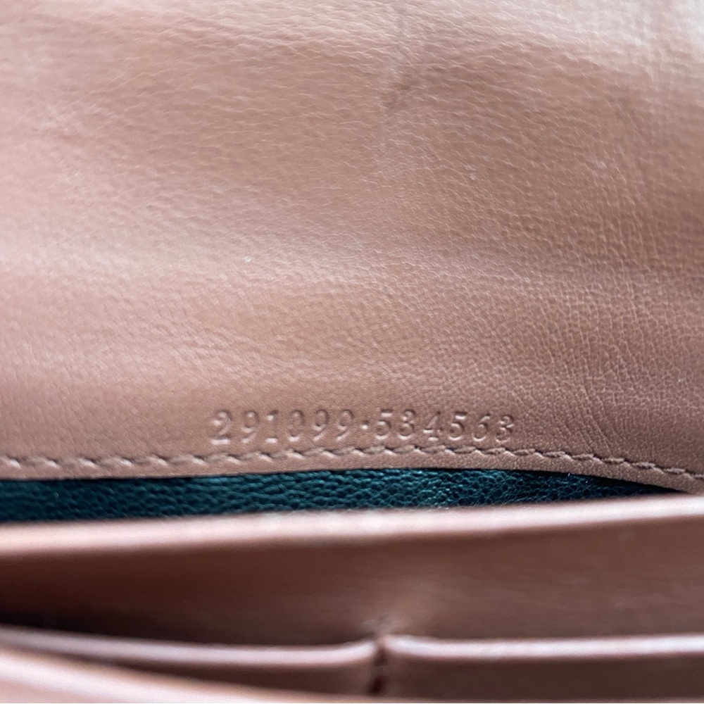 Gucci Microguccissima Continental Wallet, Dusty Rose -EUC w/ COA! - Picture 8 of 12